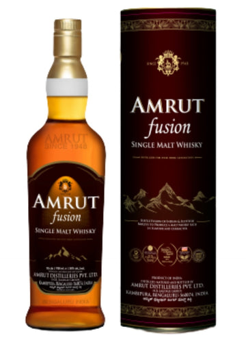 Amrut Fusion Indian Single Malt Whisky - Whisky - Caviste Wine