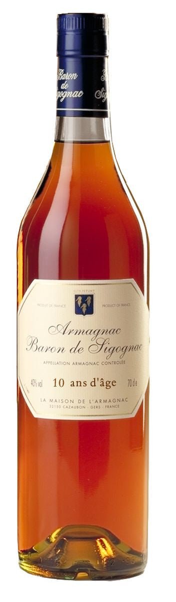 Baron de Sigognac Armagnac 10 years old - Brandy - Caviste Wine