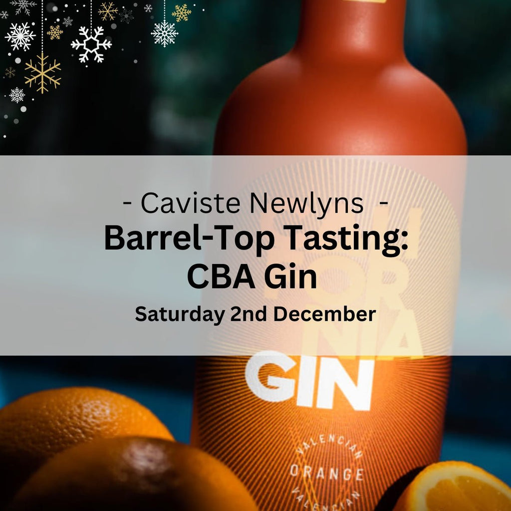 Barrel-Top Tasting: CBA Gin - Saturday 2nd December - Events - Caviste Wine