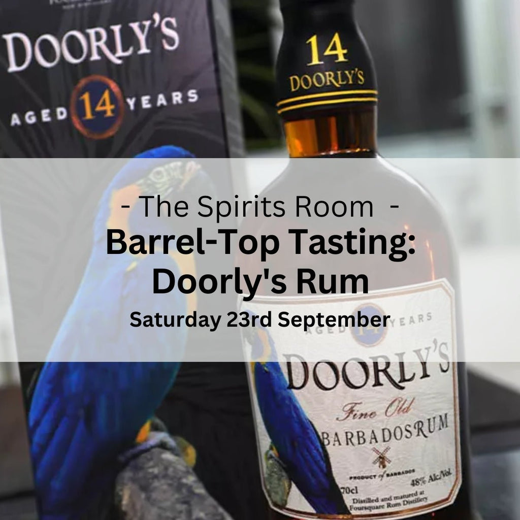 Barrel-Top Tasting with Doorly's Barbados Rum - Saturday 23rd September - Events - Caviste Wine