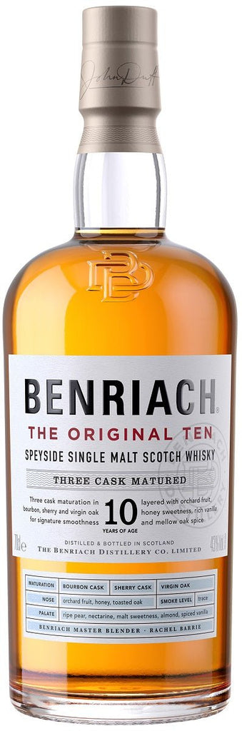 BenRiach 10-Year-Old Speyside Single Malt Scotch Whisky - Whisky - Caviste Wine