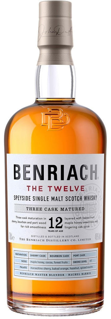 BenRiach 12-Year-Old Speyside Single Malt Scotch Whisky - Whisky - Caviste Wine