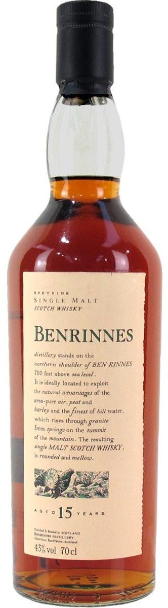 Benrinnes 15-Year-Old Speyside Single Malt Scotch Whisky - Whisky - Caviste Wine