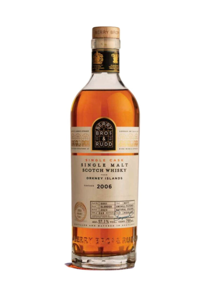 Berry Bros. & Rudd 2006 Orkney 17-Year-Old, Oloroso Sherry Finish, Cask #5051, Highland Single Malt Whisky, 57.1% - Whisky - Caviste Wine
