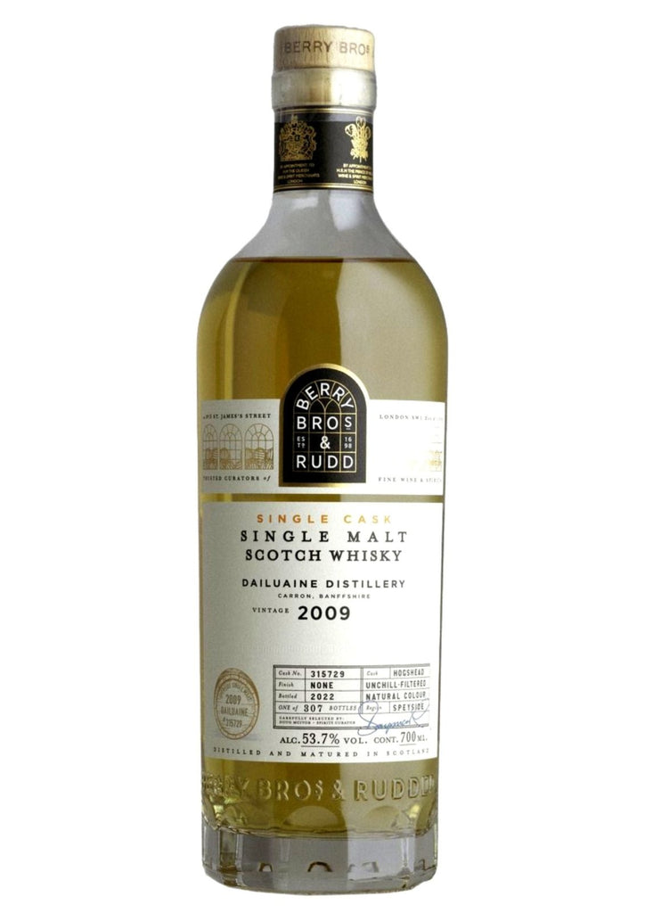 Berry Bros. & Rudd 2009 Dailuaine 13-Year-Old Hogshead, Speyside Single Malt Whisky, 53.2% - Whisky - Caviste Wine