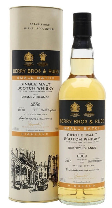 Berry Bros. & Rudd 2009 Orkney Small Batch 11-Year-Old, Single Malt Scotch Whisky - Whisky - Caviste Wine