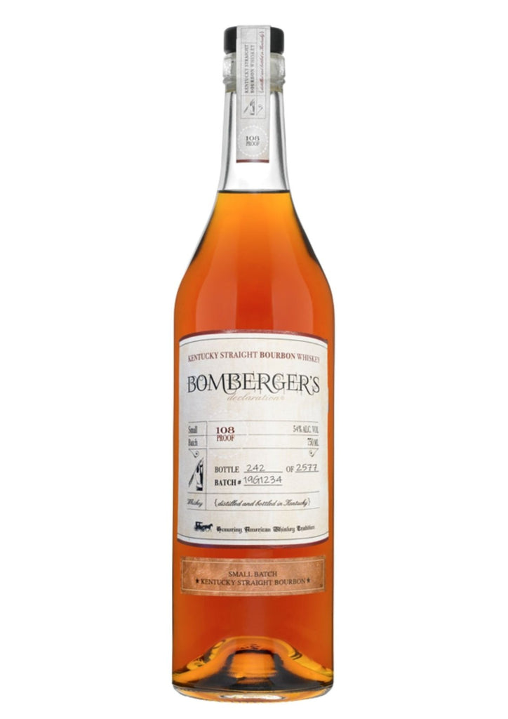 Bomberger's Declaration 2022 Small Batch Kentucky Straight Bourbon Whiskey, 54% - Bourbon - Caviste Wine