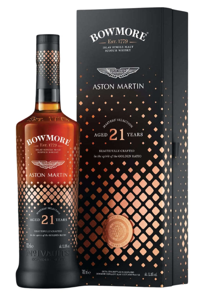 Bowmore Aston Martin Masters' Selection 21-Year Old, Islay Single Malt Scotch Whisky, 51.8% - Whisky - Caviste Wine