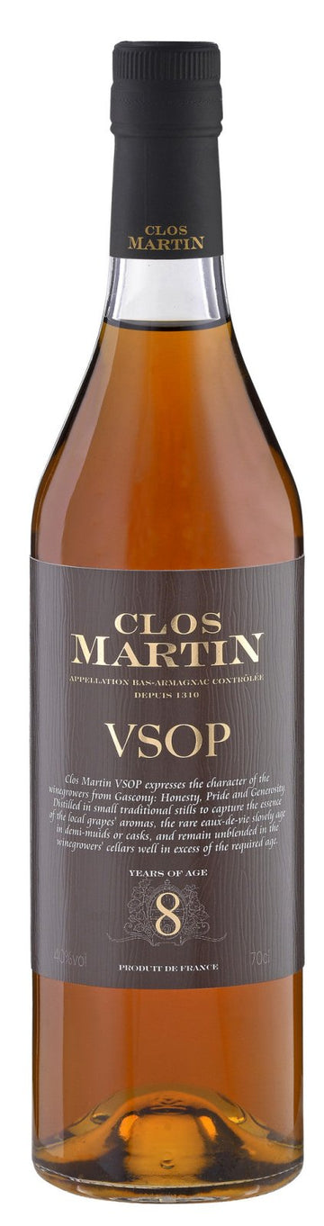 Clos Martin 8-Year-Old Armagnac VSOP - Brandy - Caviste Wine