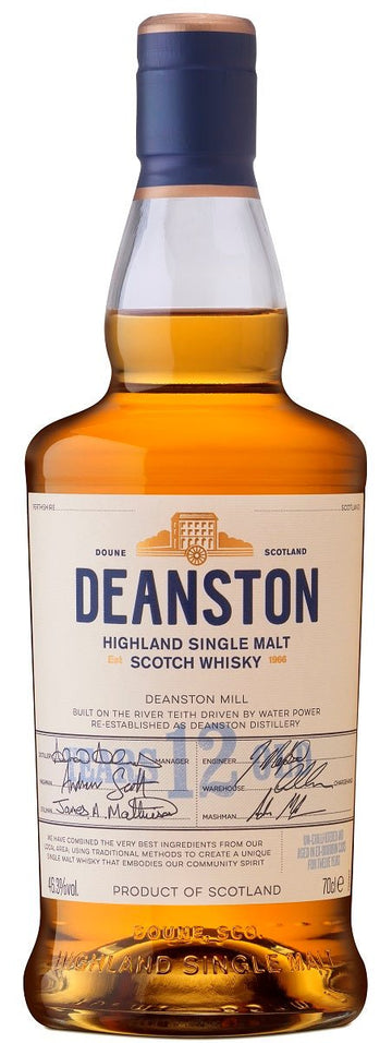 Deanston 12-Year-Old Highland Single Malt Scotch Whisky - Whisky - Caviste Wine
