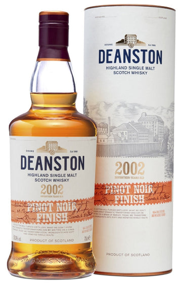 Deanston 17-Year-Old 2002 Pinot Noir Cask Finish, Highland Single Malt Scotch Whisky - Whisky - Caviste Wine