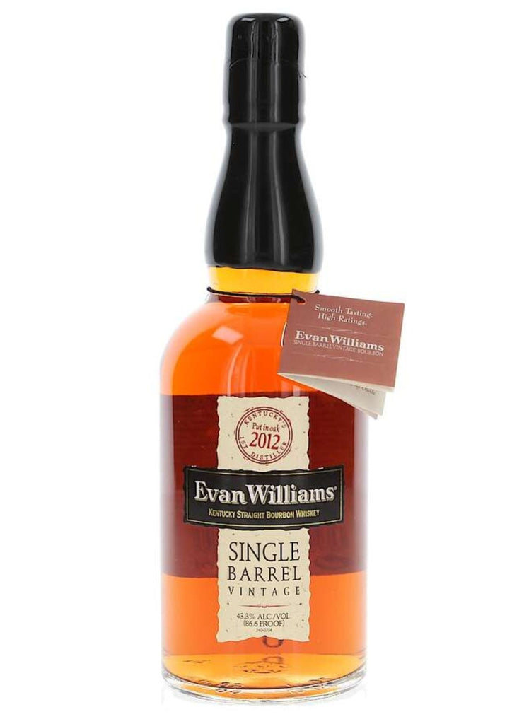 Evan Williams Single Barrel Vintage, Kentucky Straight Bourbon - Bourbon - Caviste Wine