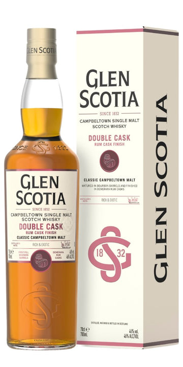 Glen Scotia Double Cask, Rum Cask Finish, Single Malt Scotch Whisky - Whisky - Caviste Wine