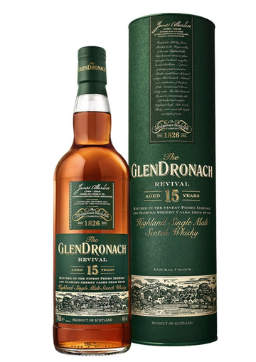 GlenDronach 15-Year-Old, Revival, Single Malt Scotch Whisky - Whisky - Caviste Wine