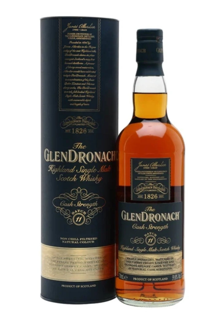 GlenDronach Cask Strength Batch 11, Single Malt Scotch Whisky, 59.8% - Whisky - Caviste Wine