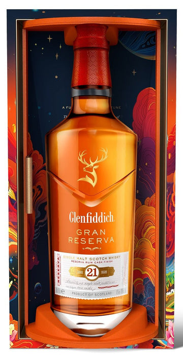Glenfiddich Gran Reserva 21-Year-Old, Chinese New Year Limited Edition 2021, 40% - Whisky - Caviste Wine
