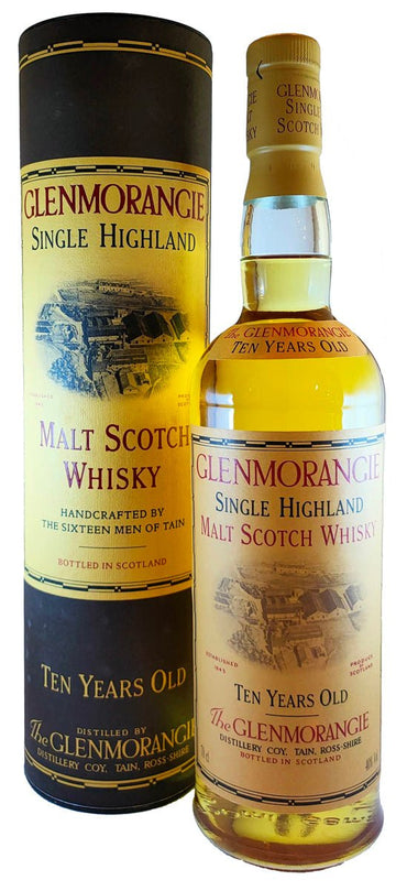Glenmorangie 10-Year-Old, 16 men of Tain, Single Malt Scotch Whisky 1990s, 40% - Whisky - Caviste Wine