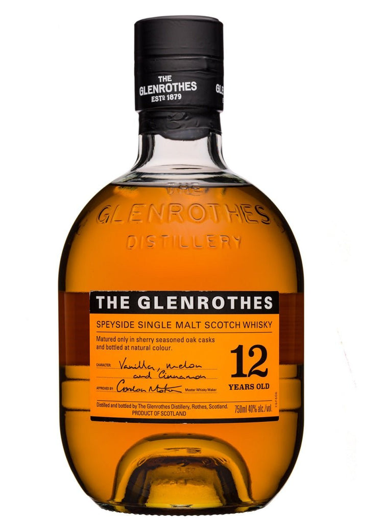 Glenrothes 12-Year-Old Speyside Single Malt Scotch Whisky, 40% - Whisky - Caviste Wine
