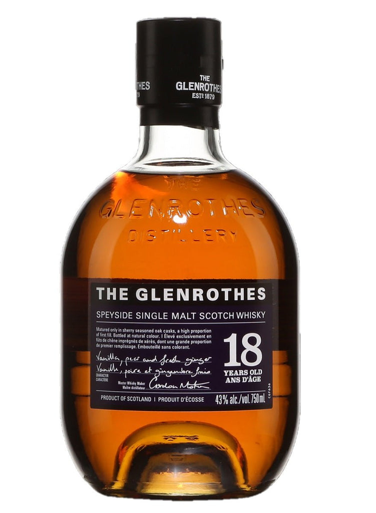 Glenrothes 18-Year-Old Speyside Single Malt Scotch Whisky - Whisky - Caviste Wine
