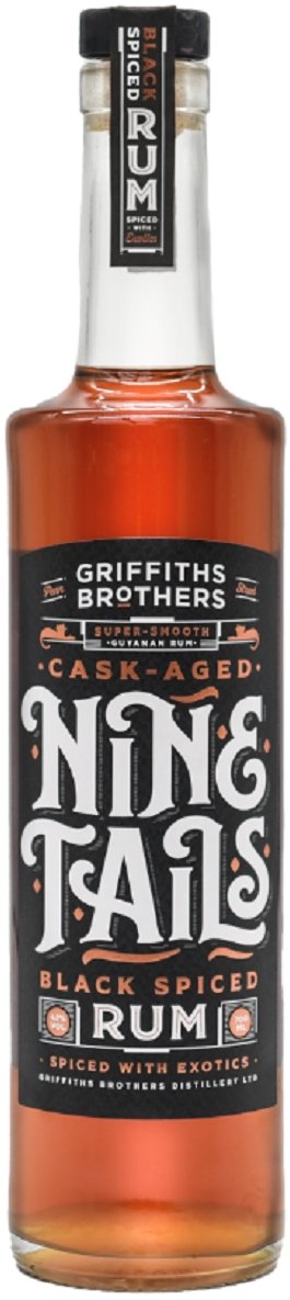 Griffiths Brothers Nine Tails Black Spiced Rum - Rum - Caviste Wine