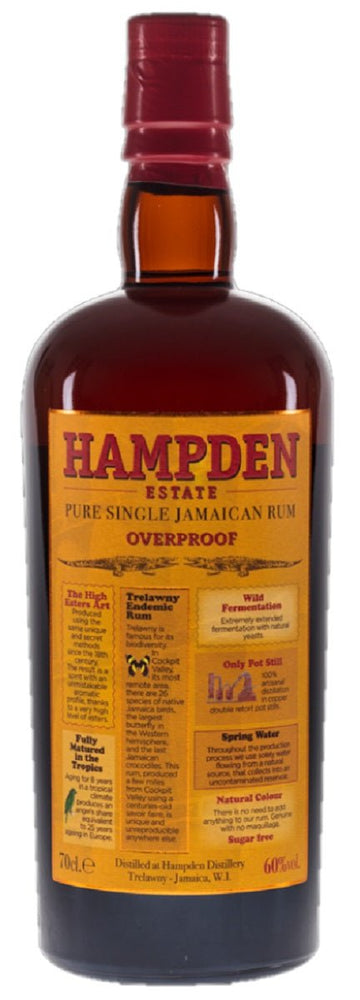 Hampden Estate Overproof Rum - Rum - Caviste Wine