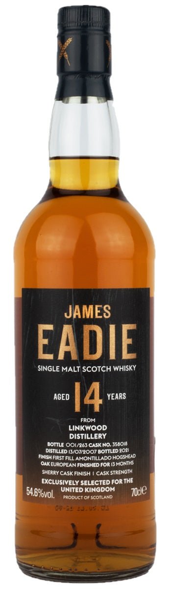 James Eadie Linkwood 14-Year-OldAmontillado Finish Single Malt Scotch Whisky - Whisky - Caviste Wine