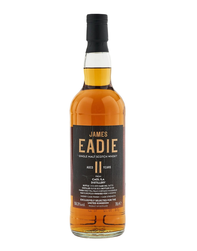 James Eadie Small Batch Caol Ila 11-Year-Old Islay Single Malt Scotch Whisky, 46% - Whisky - Caviste Wine
