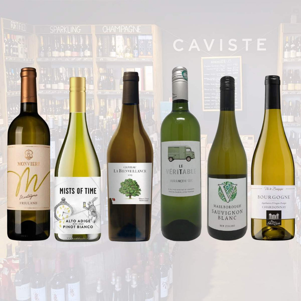 January Six-Bottle Whites Bundle - Mixed Case - Caviste Wine