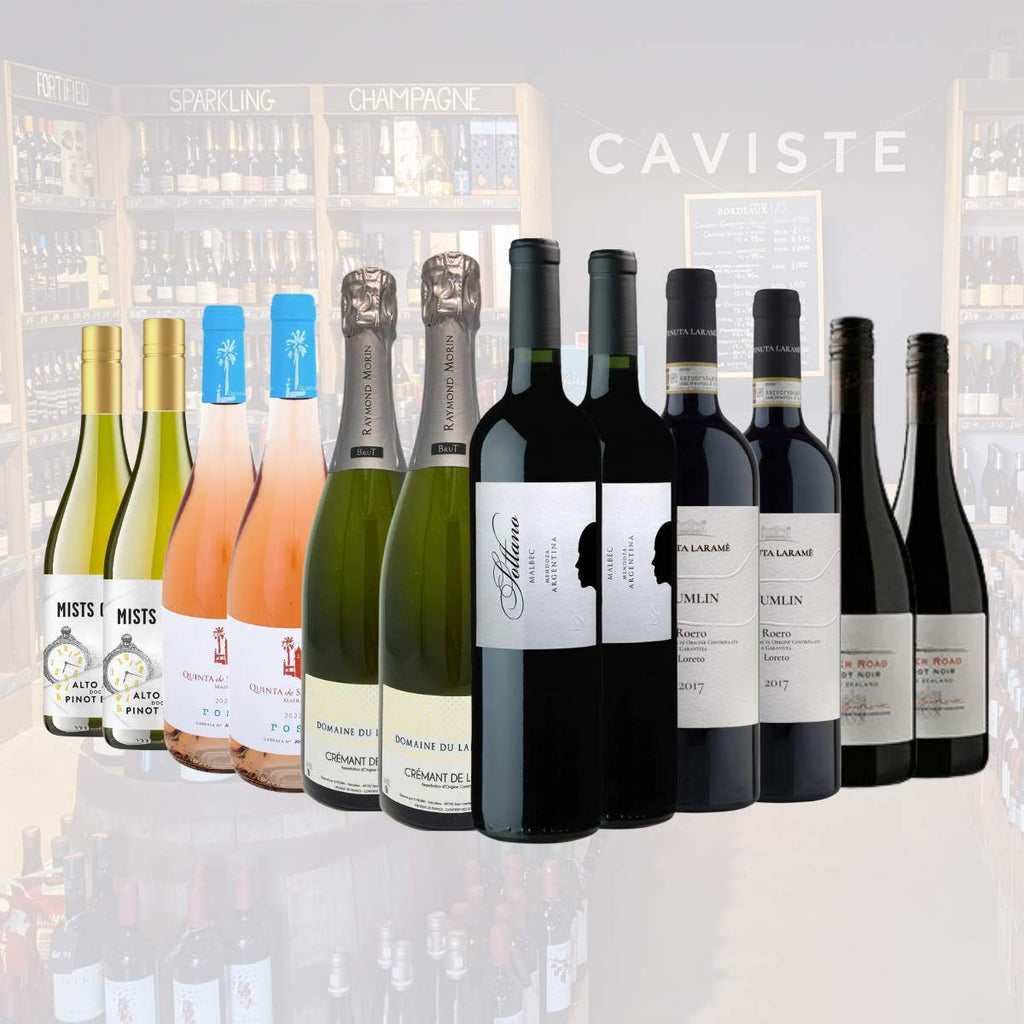 January Twelve-Bottle Bundle - Mixed Case - Caviste Wine