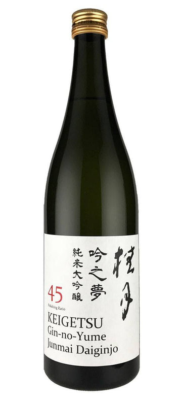 Keigetsu Gin-no-Yume Junmai-Daiginjo 45 (72cl) - Sake - Caviste Wine