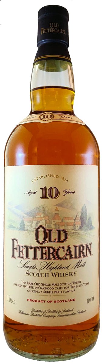 Old Fettercairn 10-Year-Old, Single Malt Scotch Whisky, Bot. 1990s, 1L - Whisky - Caviste Wine
