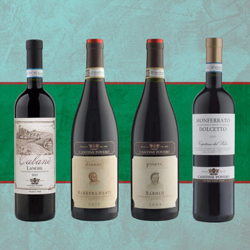 Povero's Piedmont Winter Reds Dozen - Mixed Case - Caviste Wine