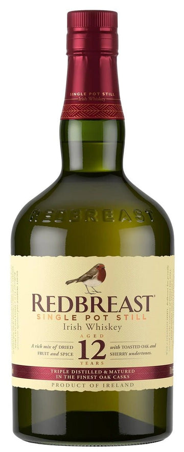Redbreast 12-Year-Old Single Pot Still Irish Whiskey - Whisky - Caviste Wine