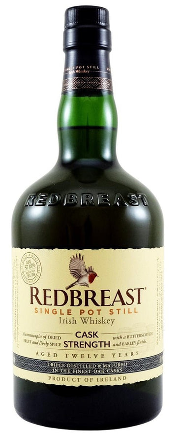 Redbreast Cask Strength 12-Year-Old Single Pot Still Irish Whiskey - Whisky - Caviste Wine