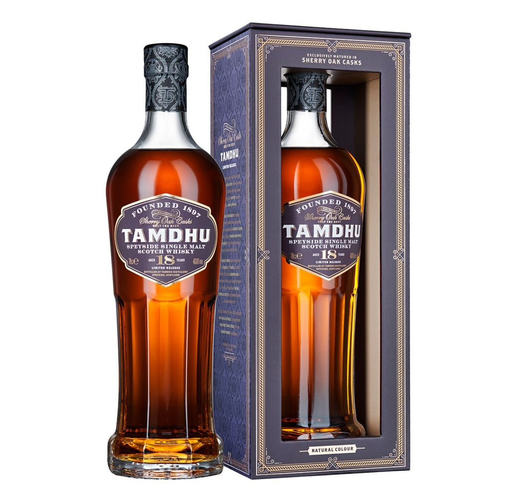 Tamdhu 18-Year-Old Speyside Single Malt Whisky, 46.8% - Whisky - Caviste Wine