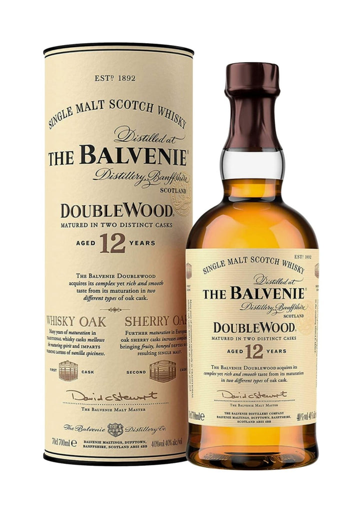 The Balvenie Doublewood 12-Year-Old Speyside Single Malt Scotch Whisky, 40% - Whisky - Caviste Wine