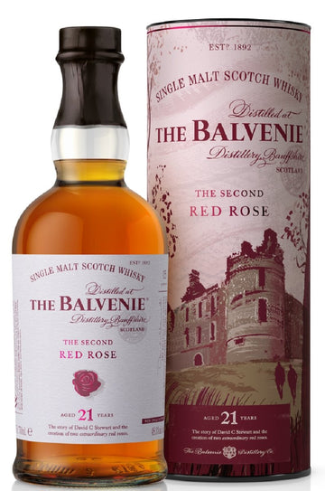 The Balvenie Stories 'Second Red Rose' 21-Year-Old Single Malt Scotch Whisky - Whisky - Caviste Wine