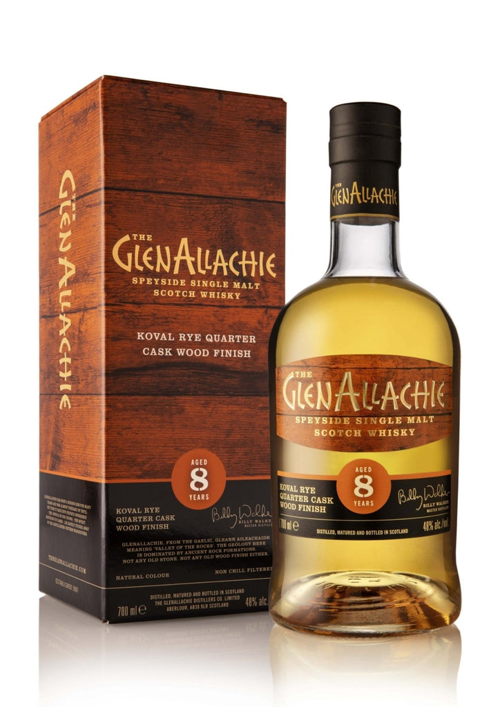 The GlenAllachie 8-Year-Old Koval Rye Quarter Cask Finish, Speyside Single Malt Whisky - Whisky - Caviste Wine