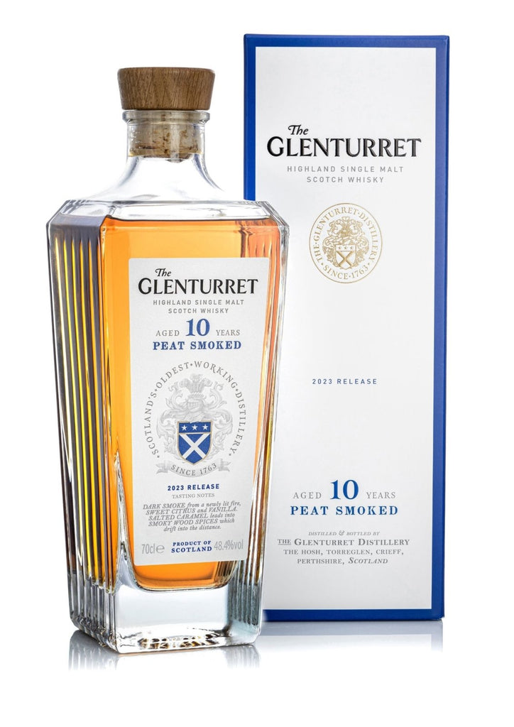 The Glenturret 10-Year-Old Peat Smoked 2023 Highland Single Malt Whisky, 48.4% - Whisky - Caviste Wine
