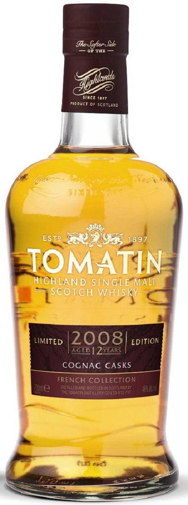 Tomatin 12-Year-Old 2008 Cognac Cask Finish - French Collection - Whisky - Caviste Wine