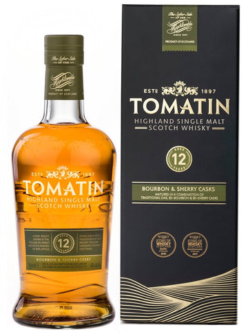 Tomatin 12-Year-Old Single Malt Scotch Whisky - Whisky - Caviste Wine