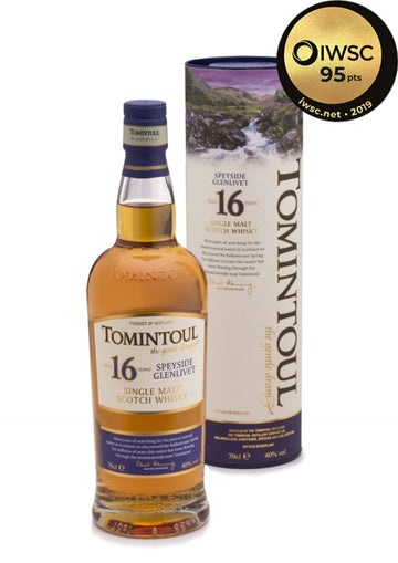 Tomintoul 16-Year-Old Speyside Single Malt Whisky, 40% - Whisky - Caviste Wine