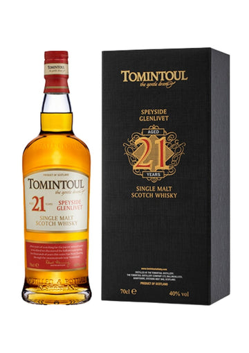 Tomintoul 21-Year-Old Speyside Single Malt Whisky, 40% - Whisky - Caviste Wine