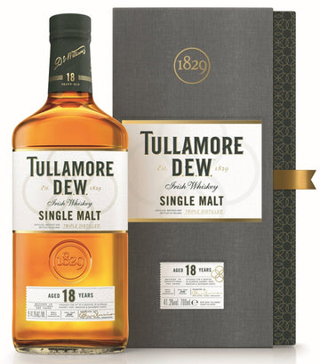 Tullamore D.E.W. 18-Year-Old Single Malt Irish Whiskey - Whisky - Caviste Wine