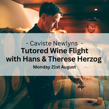 Tutored Wine Flights with Hans & Therese Herzog - Monday 21st August - Events - Caviste Wine