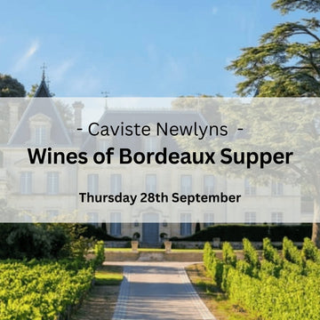 Wines of Bordeaux Supper - Thursday 28th September - Events - Caviste Wine