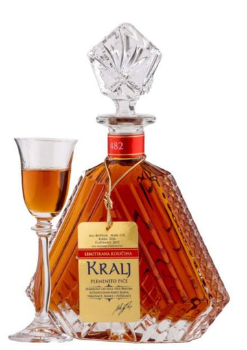 Zaric Kralj Serbian Plum Rakija, 40% - Brandy - Caviste Wine